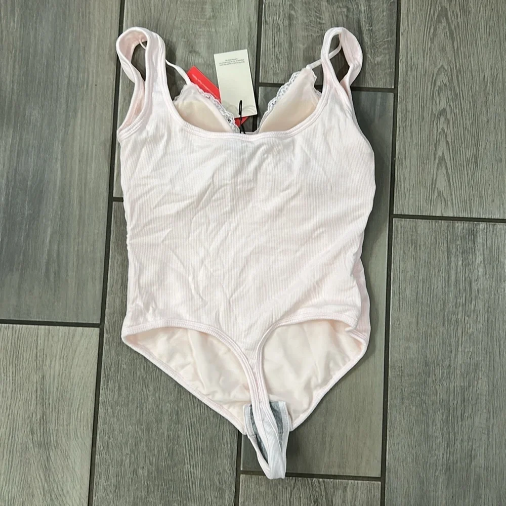 Popilush Shapewear Modal Tummy Control Inner Lace Cami Bodysuit
